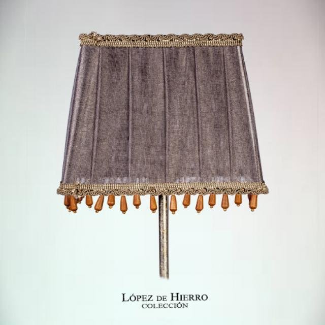 Pantalla Organza Gris Pasamaneria
