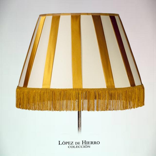 Pantalla Rayas Oro/Beig