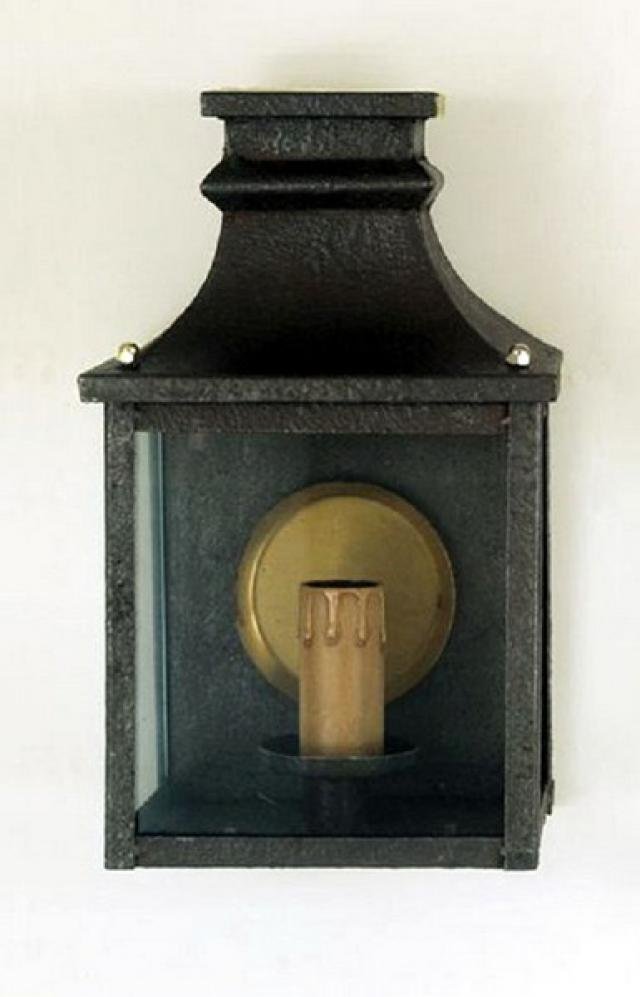 Aplique farol Boston hierro pequeño