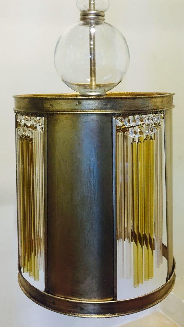 Colgante Belle Epoque con barritas