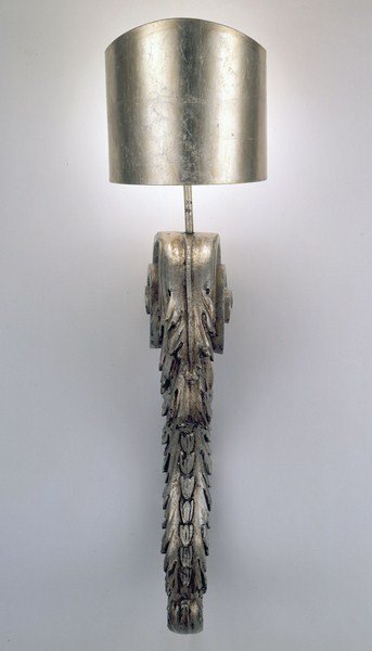 Aplique salome 1 luz plata