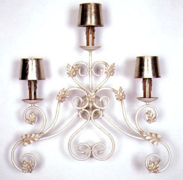 Aplique hojas 3 luces decape